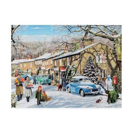 Trevor Mitchell 'Home For Christmas' Canvas Art,35x47